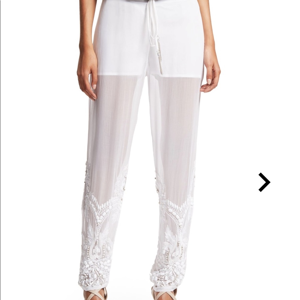 New Guess Marciano Naz sheer boho chic embellished